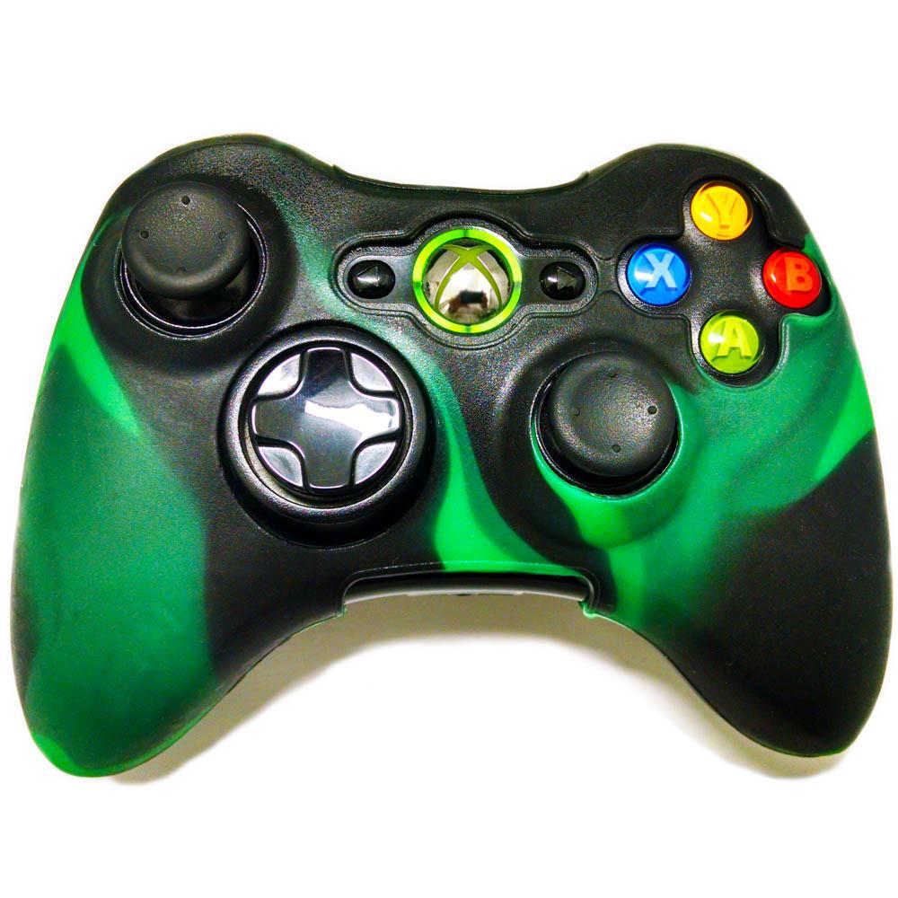 Capa Silicone Para Joystick Controle Xbox 360 Verde/Preto é bom? Vale a pena?