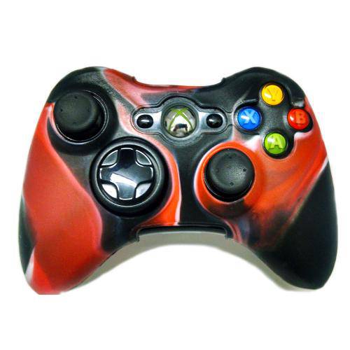 Capa Silicone para Joystick Controle Xbox 360 Vermelho/Preto é bom? Vale a pena?