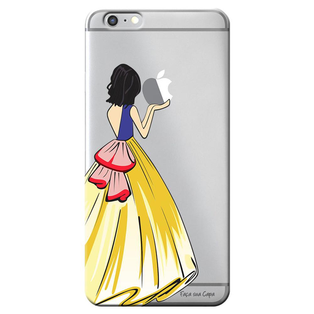 Capa Transparente Personalizada Exclusiva Apple Iphone 6/6s Princesa Branca De Neve - Tp203 é bom? Vale a pena?