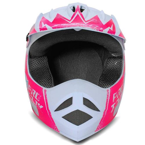 Capacete Motocross Infantil Insane 5 Pro Tork - Branco/Rosa é bom? Vale a pena?