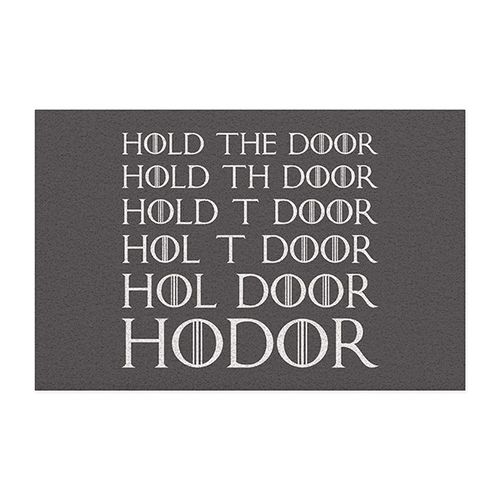 Capacho Hold The Door - Game Of Thrones é bom? Vale a pena?