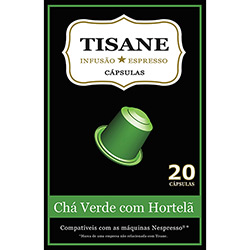 Cápsulas Tisane Chá Verde com Hortelã Compatível Nespresso (20 Cápsulas) é bom? Vale a pena?