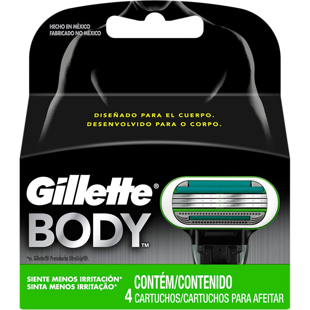 Carga de Aparelho Gillette Body - 4 Unidades é bom? Vale a pena?