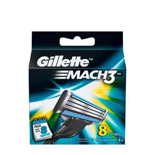 Carga Gillette Mach 3 Regular - 8 Unidades é bom? Vale a pena?