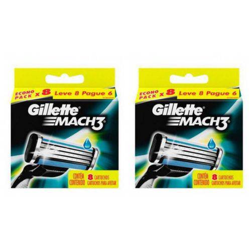 Carga Gillette Mach3 Regular Kit 16 Unidades é bom? Vale a pena?