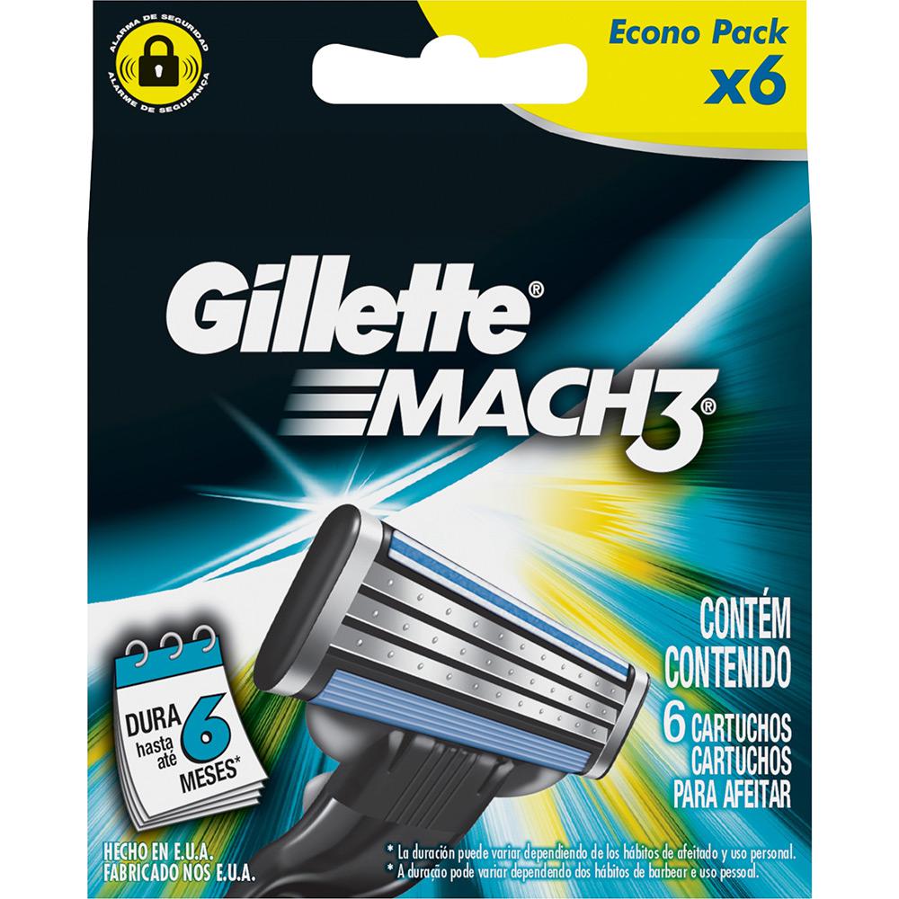 Carga Gillette Mach3 com 6 unidades é bom? Vale a pena?