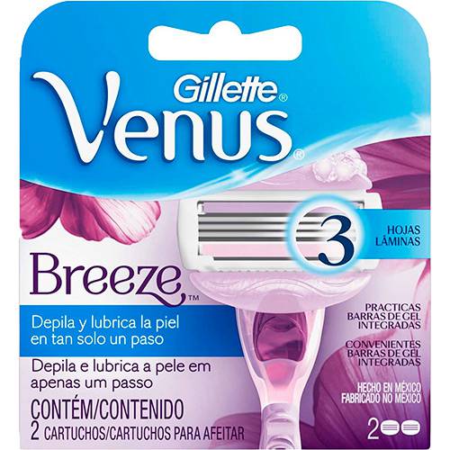 Carga Gillette Venus Breeze - 2 Unidades é bom? Vale a pena?