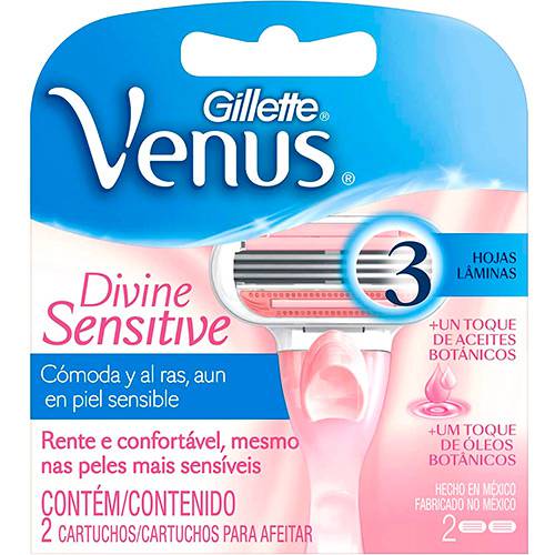 Carga Gillette Venus Divine - 2 Unidades é bom? Vale a pena?