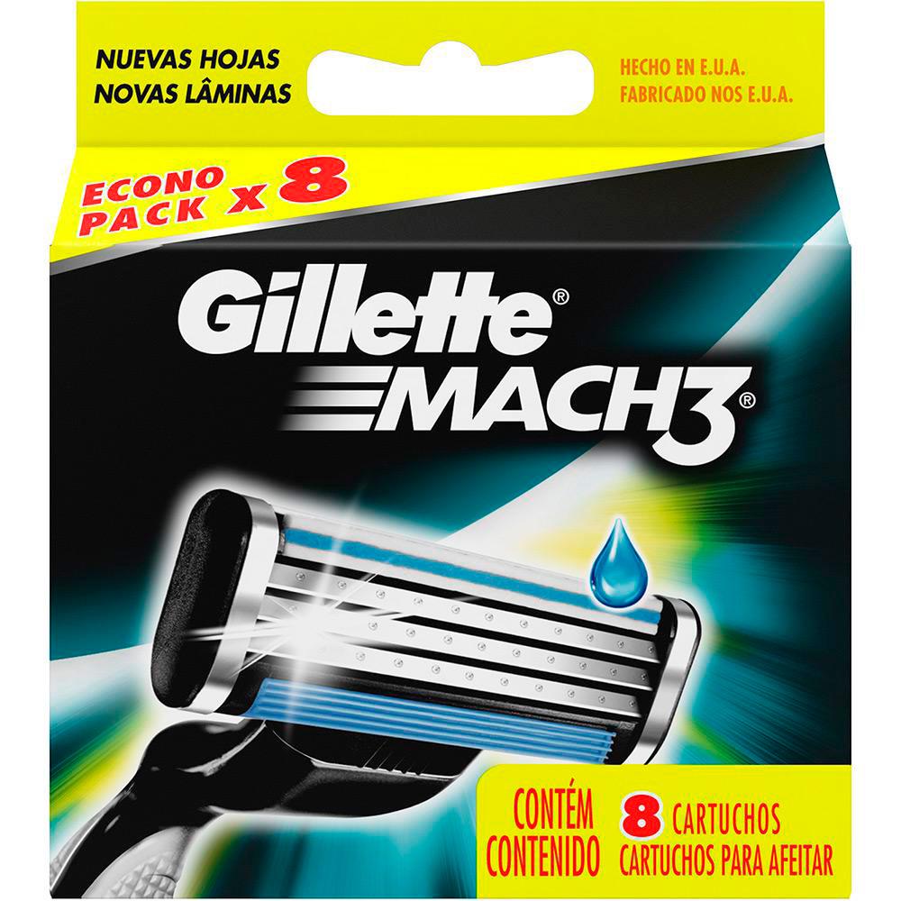 Carga para Aparelho de Barbear Gillette Mach3 - 8 Unidades é bom? Vale a pena?
