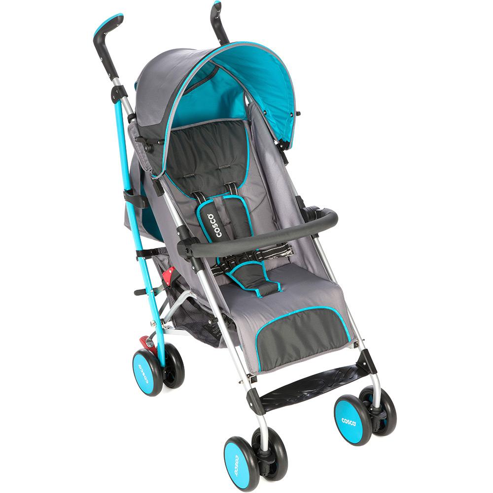 Carrinho de Bebê Umbrella Ride Cosco Azul Aqua é bom? Vale a pena?