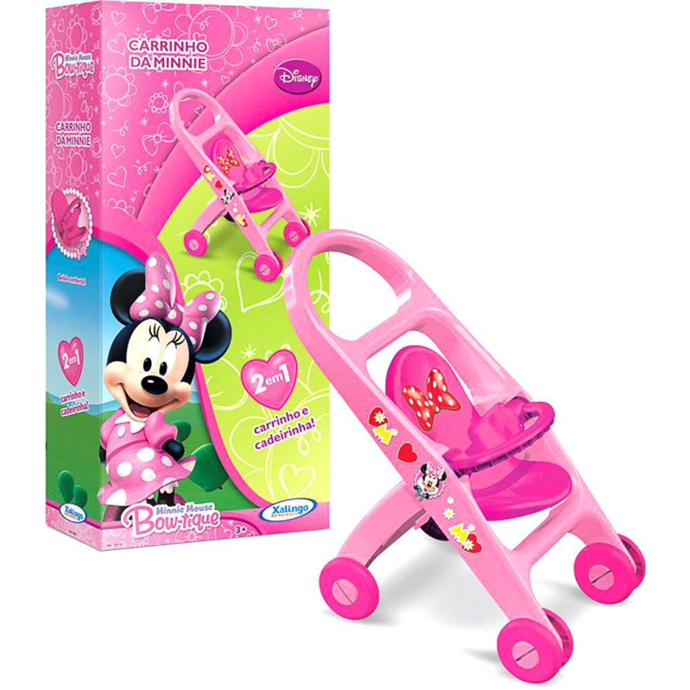 Carrinho de Boneca Minnie Mouse Bow-Tique Disney Rosa - Xalingo é bom? Vale a pena?
