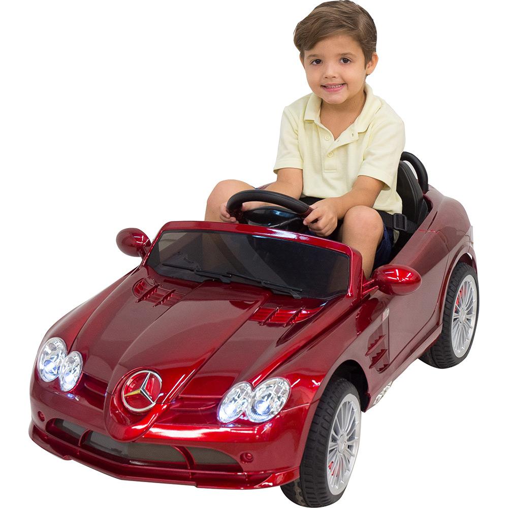 Carrinho Elétrico Infantil Conversível Vermelho 12V com R/C - Mercedes Benz é bom? Vale a pena?