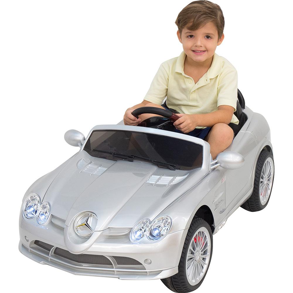 Carrinho Elétrico Infantil Conversível Prata 12V com R/C - Mercedes Benz é bom? Vale a pena?