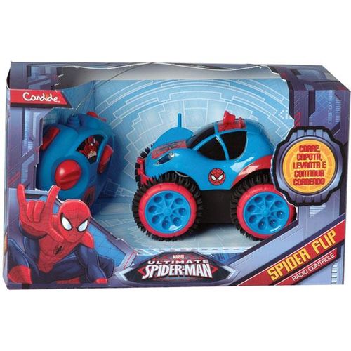 Carro com Controle Remoto Spider-Man Spider Flip Candide é bom? Vale a pena?