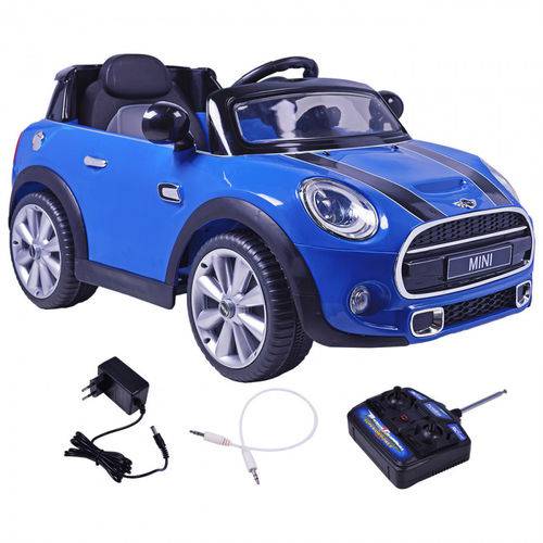 Carro Eletrico Mini Cooper Conversivel com Controle Remoto 12 V Azul é bom? Vale a pena?