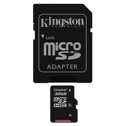 Cartão de Memória Kingston SDC10 MicroSDHC - 32GB Classe 10 + 1 Adaptador SD é bom? Vale a pena?