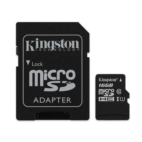 Cartao de Memoria 16gb Microsd Kingston Classe 10 com Adaptador - Sdcs/16gb é bom? Vale a pena?