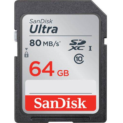Cartão de Memoria 64 Gb 80mbs Sdxc Uhs -i Ultra Sandisk é bom? Vale a pena?
