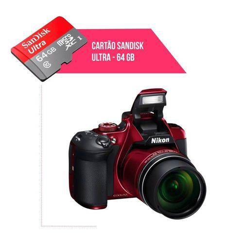Cartão de Memória 64gb Ultra para Câmera Nikon Coolpix B700 é bom? Vale a pena?