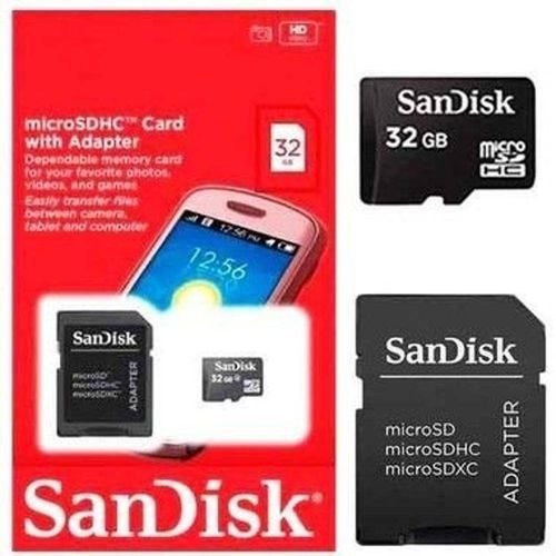 Cartão de Memória + Adaptador SD Sandisk Original 32Gb para Celular Samsung J7 Pro Classe 4 é bom? Vale a pena?