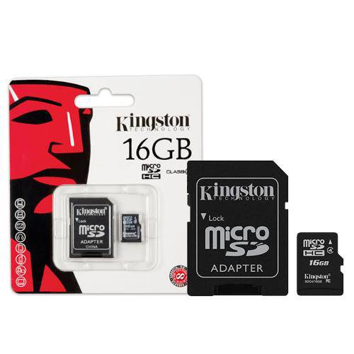 Cartao de Memoria Classe 4 Kingston Sdc4/16gb Micro Sdhc 16gb com Adaptador Sd é bom? Vale a pena?