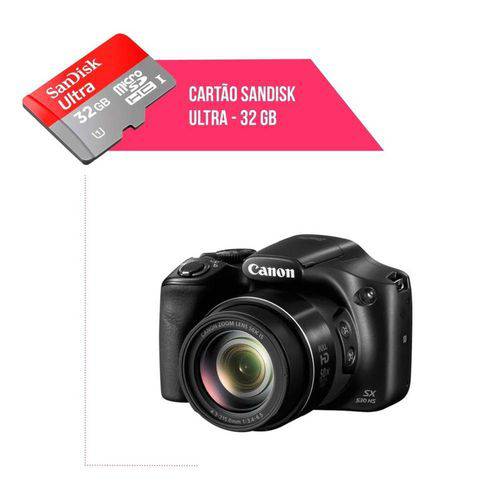 Cartão de Memória 32gb Ultra para Câmera Canon Powershot Sx530-Hs é bom? Vale a pena?