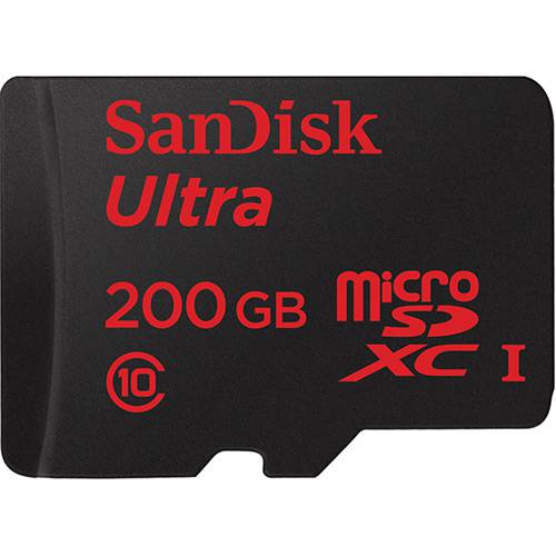 Cartão de Memória Micro SD 200GB 90mb/s Ultra com Adaptador SD - Sandisk é bom? Vale a pena?