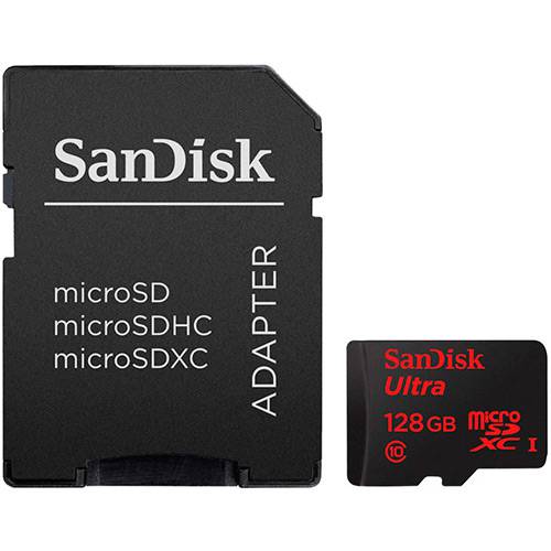 Cartão de Memória Micro SD 128GB SanDisk Ultra 48MB/s + Adaptador é bom? Vale a pena?