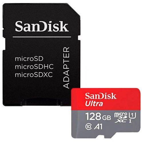 Cartão de Memoria Micro Sd 128gb Sandisk Ultra Classe 10 com Adaptador P/ Celular Camera de Ação é bom? Vale a pena?