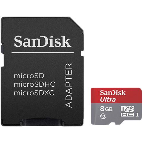 Cartão de Memória Micro SD 8GB SanDisk Ultra 48MB/s + Adaptador é bom? Vale a pena?