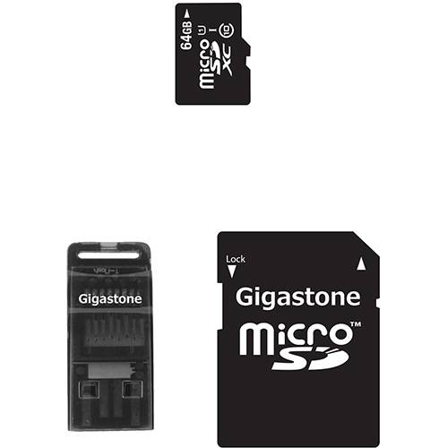 Cartão de Memória Micro SDHC 64GB + Kit Conectividade 3 em 1 Classe 10 - Gigastone é bom? Vale a pena?