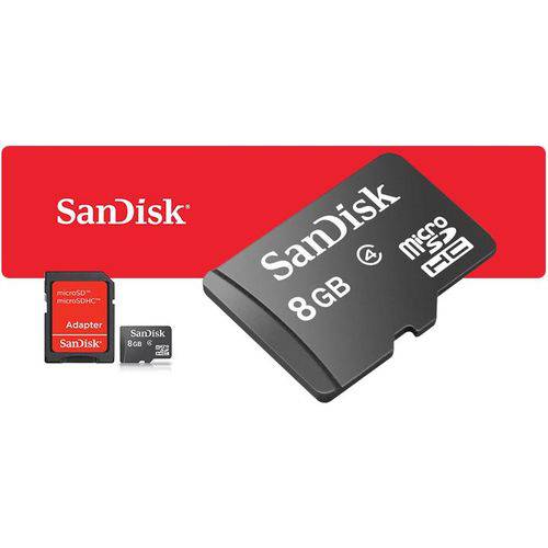 Cartão de Memória Sandisk 8gb é bom? Vale a pena?