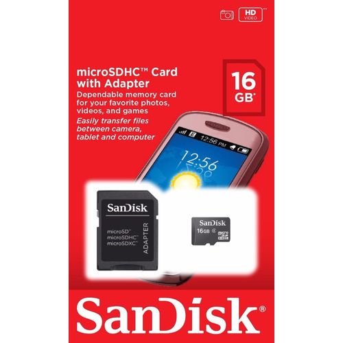 Cartão de Memória Sandisk Micro Sd 16GB com Adaptador é bom? Vale a pena?