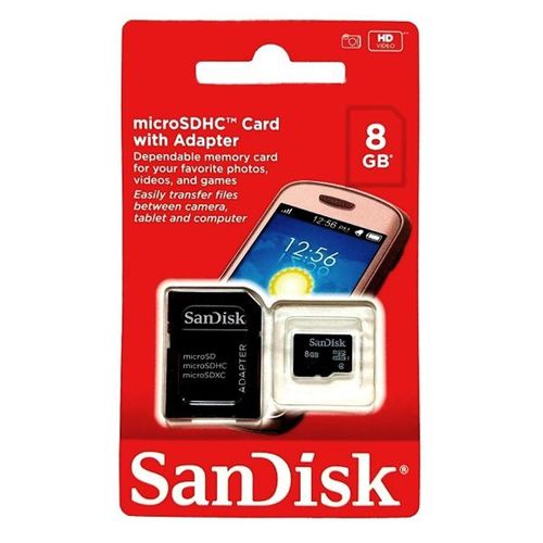 Cartão de Memória Sandisk Micro Sd 8 Gb + Adaptador é bom? Vale a pena?