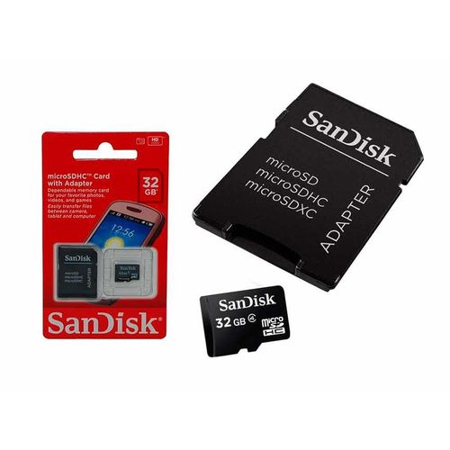 Cartao de Memoria Sandisk Micro SD 32GB C/ Adaptador - SDSDQM-032G-B35A é bom? Vale a pena?