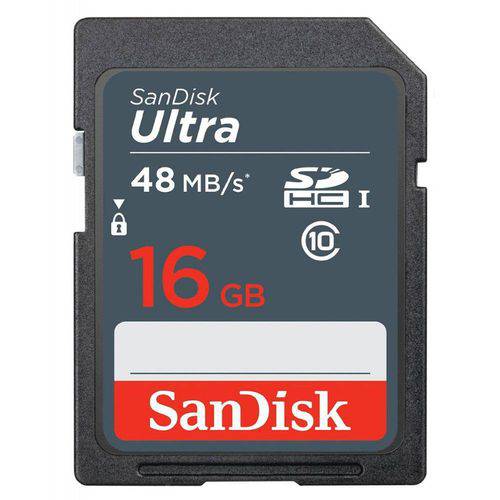 Cartão de Memória Sd 16gb Sandisk Classe 10 Ultra 48mb/S | Sdsdunb-016g-Gn3in é bom? Vale a pena?