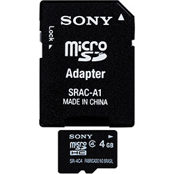 Cartão de Memória SD Micro 4GB com Adaptador Class 4 - Sony é bom? Vale a pena?