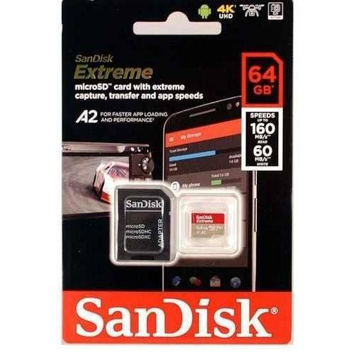 Cartão Micro Sd Sdxc Sandisk Extreme 64gb 160mbs U3 A2 é bom? Vale a pena?