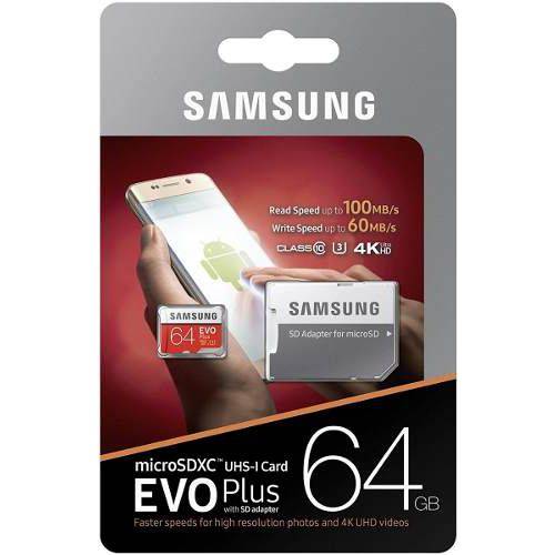 Cartao Samsung Micro Sd Evo Plus 64gb 100mbs Lacrado +adapt é bom? Vale a pena?