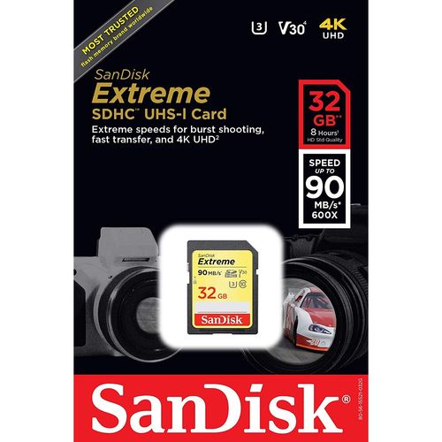 Cartão Sd Sdxc Sandisk Extreme 32gb 90mb/s Uhs-3 U3 é bom? Vale a pena?