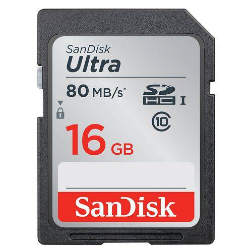 Cartão Sdhc Sandisk 16GB Classe 10 Ultra 80MB/s é bom? Vale a pena?