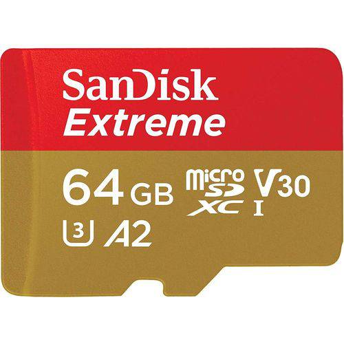 Cartão UHS-I Sandisk Extreme MicroSDxc 64GB A2 160 MB/s Read 60 MB/s Write é bom? Vale a pena?