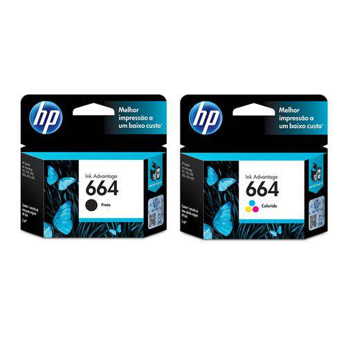 Cartucho HP 664 Kit Preto + Color Originais 2mls Clr P/ Impressora Multifuncional Deskjet 3776 é bom? Vale a pena?