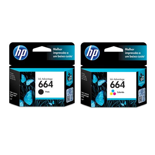 Cartucho HP 664 Kit Preto + Color Originais 2mls Clr P/ Impressora Multifuncional Deskjet 3786 é bom? Vale a pena?