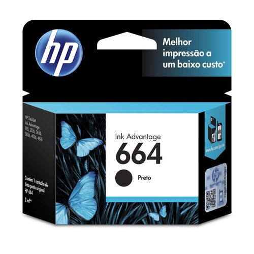 Cartucho HP 664 Original Preto Pt Black 2mls Novo Lacrado Clr P/ Impressora 3636 é bom? Vale a pena?
