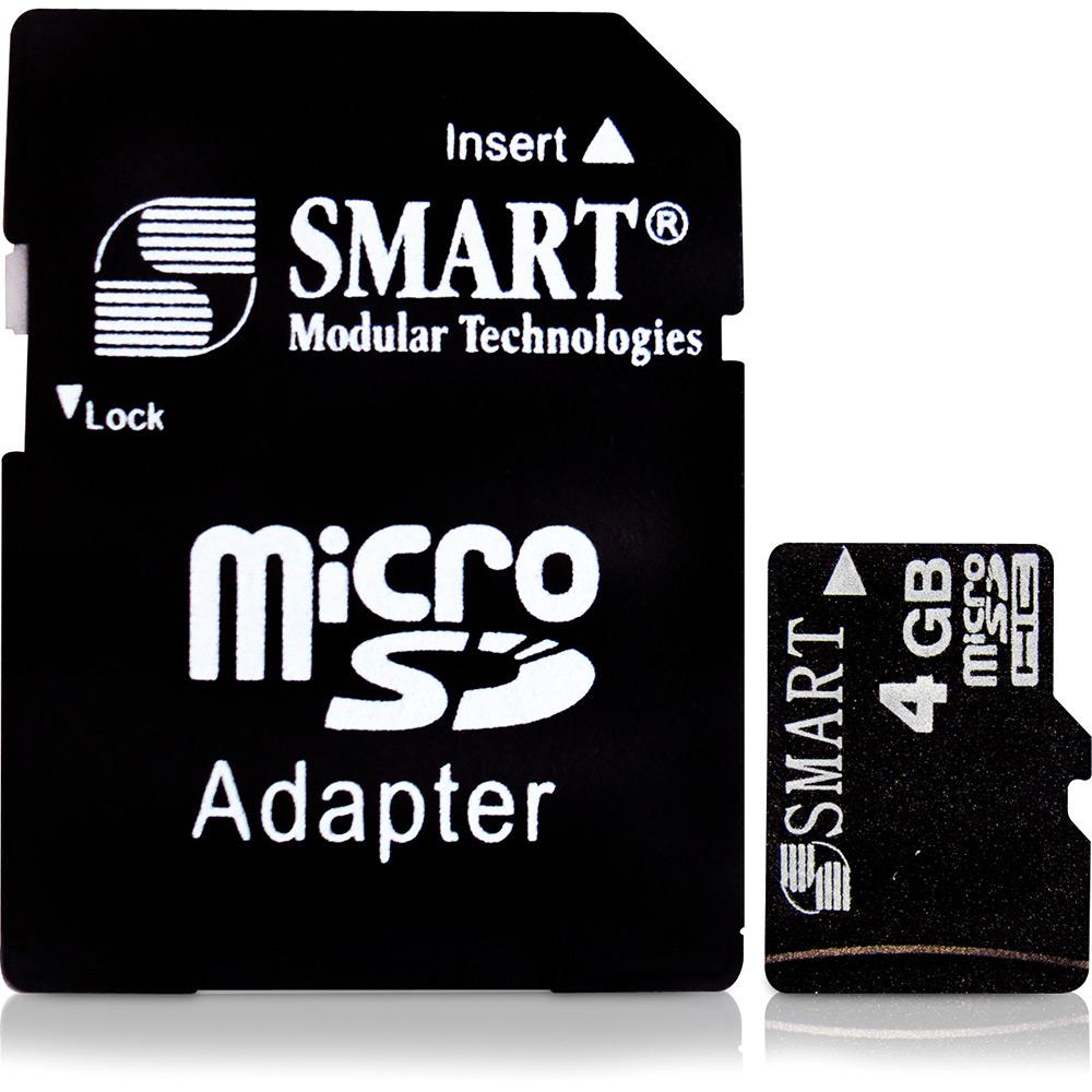 Cartão de Memória c/ Adaptador - 4GB - Smart é bom? Vale a pena?