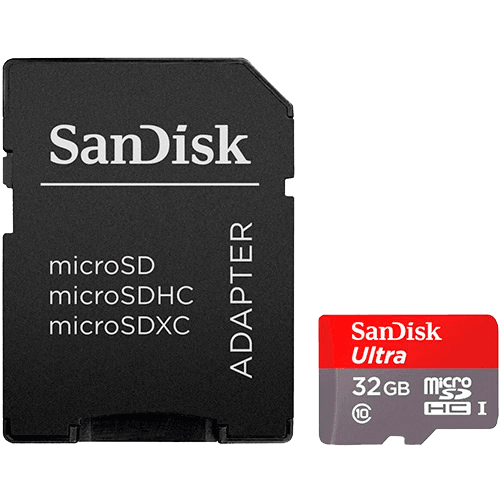 Cartão de Memória Micro SD 32GB SanDisk Ultra 48MB/s + Adaptador é bom? Vale a pena?