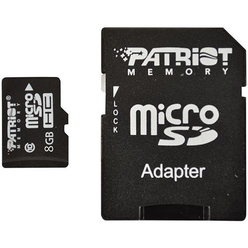 Cartão Memória Patriot 8Gb Micro SDHC com Adaptador Classe 10 é bom? Vale a pena?