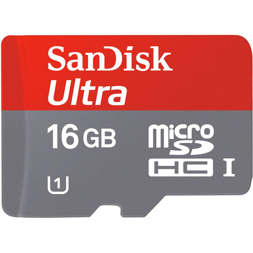 Cartão Micro SD Ultra Classe 10 com adapt para Android 16GB - SanDisk é bom? Vale a pena?
