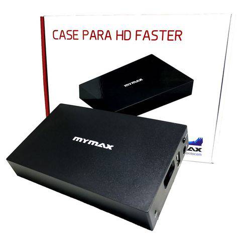 Case HD Externo 3.5” Faster USB 3.0 – Preto MENC-X3521-BK MYMAX é bom? Vale a pena?
